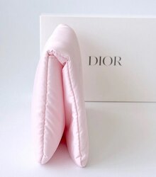 Dior puffy pink pouch