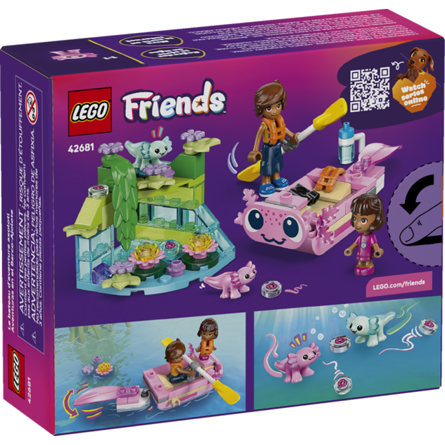42681 FRIENDS Axolotl Adventure Boat