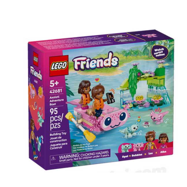 42681 FRIENDS Axolotl Adventure Boat
