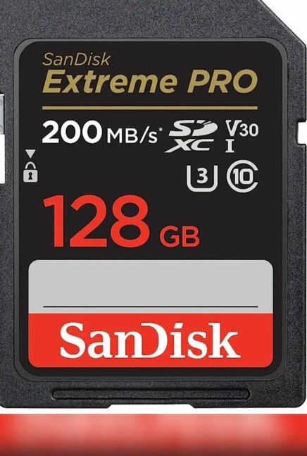 Sandisk extreme pro 128gb card