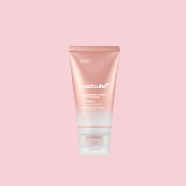 Collagen milky glowwrapping mask