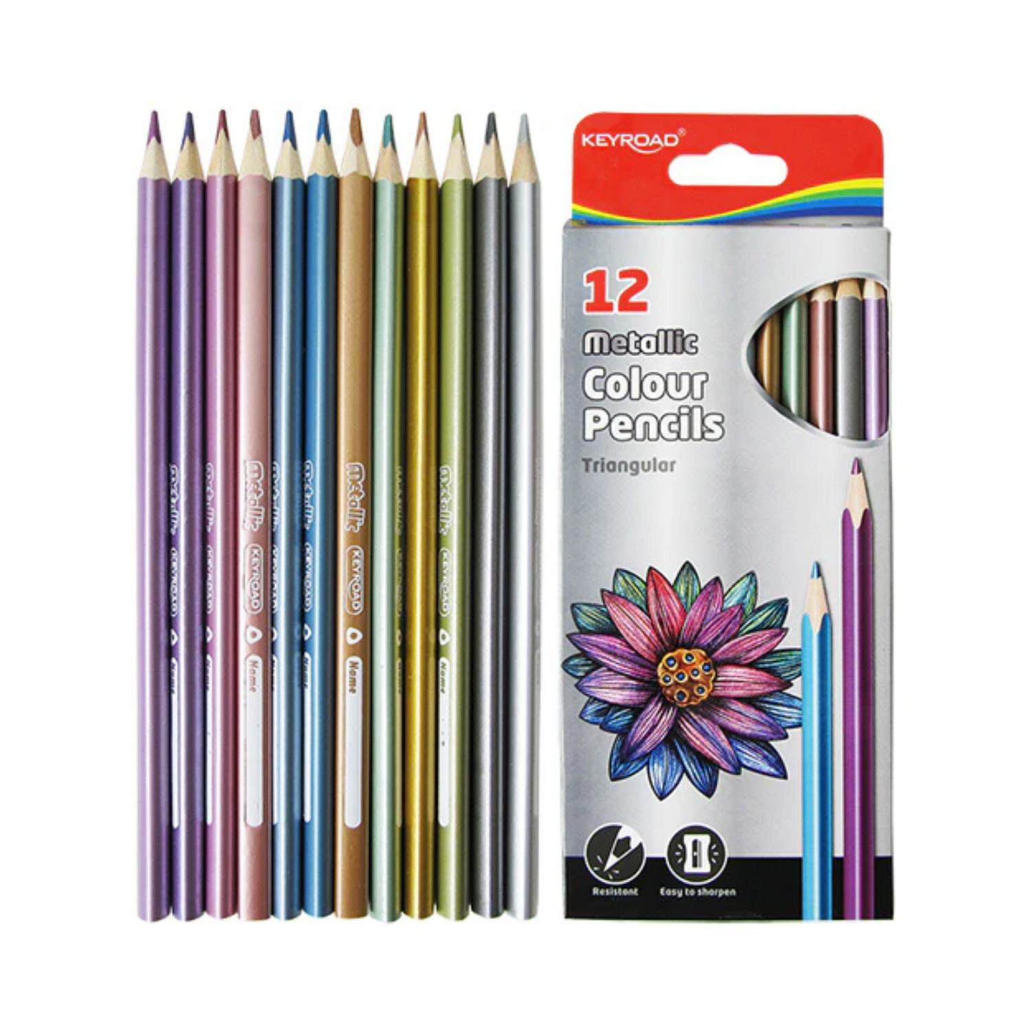 Будгийн харандаа 12ө metallic