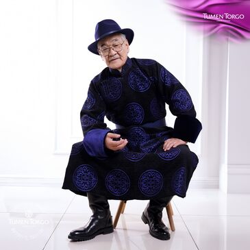 Түмэнхуар хээтэй даавуун дээл 