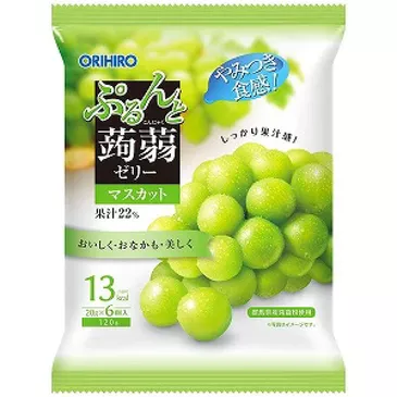 ORIHIRO Konjac Jelly Ногоон усан үзэм №6