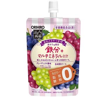 ORIHIRO Konjac Jelly Сордог Төмөртэй 130гр