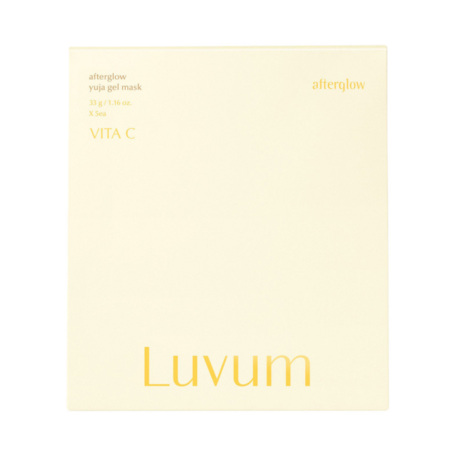 LUVUM AFTERGLOW YUJA GEL MASK