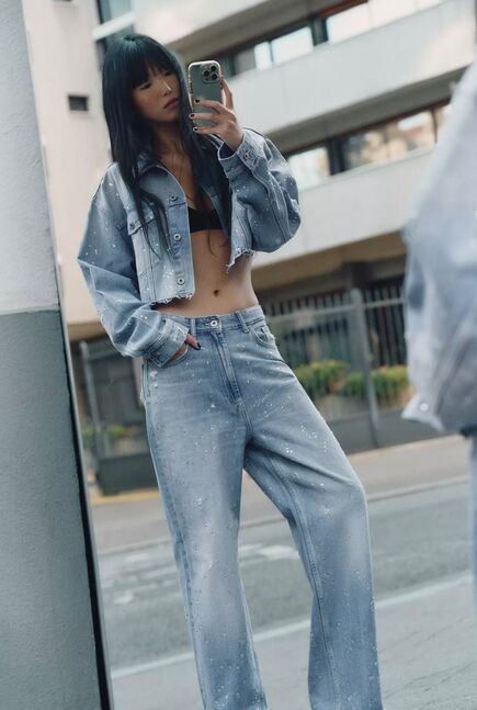 Trf straight leg jeans