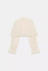 Georgette cape top