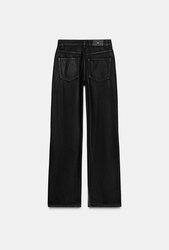 Z1975 high-waist coated jeans