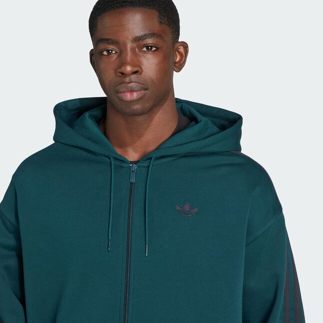 BAGGY FZ HOODIE AURIVY/BLACK