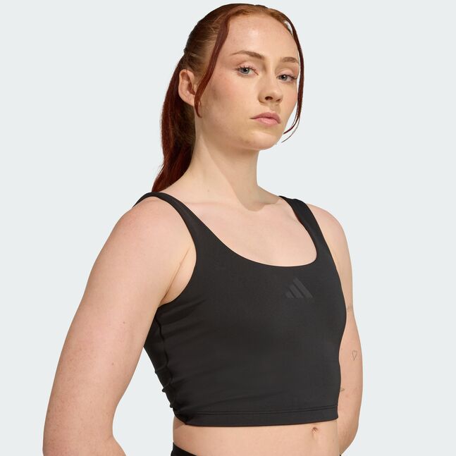 OPTIME Bra Tank BLACK