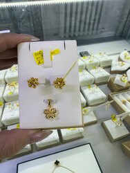 999 сорьцтой алтан ээмэг, кулон