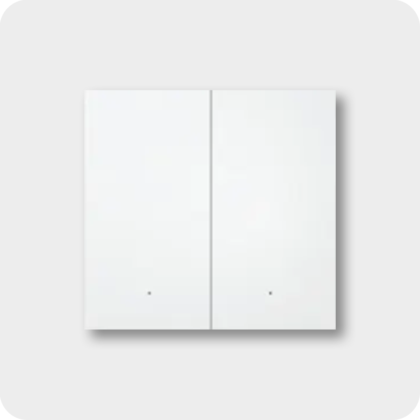 MixSwitch 2 gang , white color