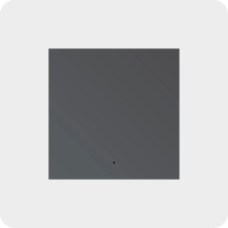 MixSwitch 1 gang, grey color