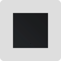 MixSwitch 1 gang, black color