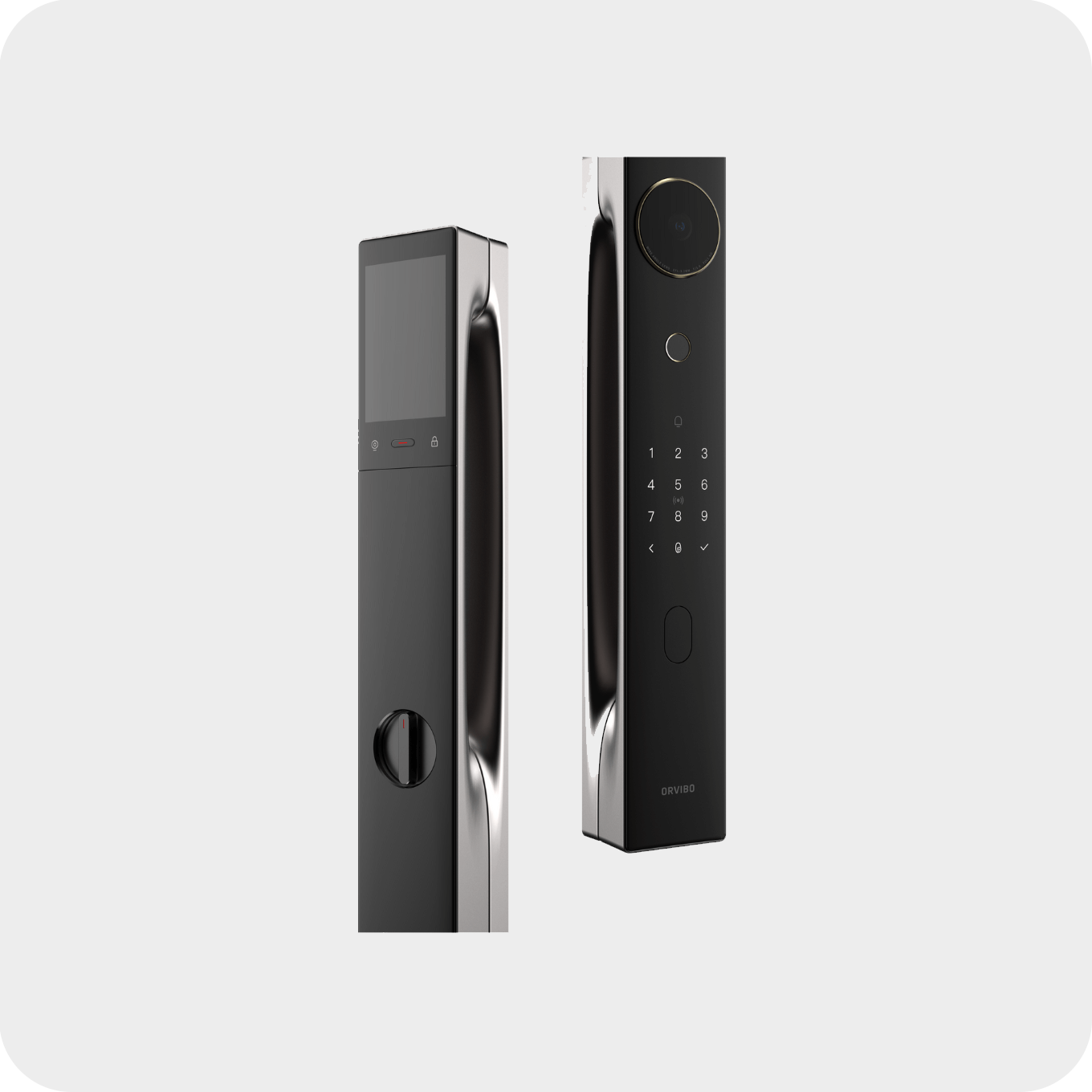 V5 face Smart Door Lock -black