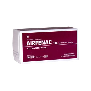 Эйрфенак 100мг №100
