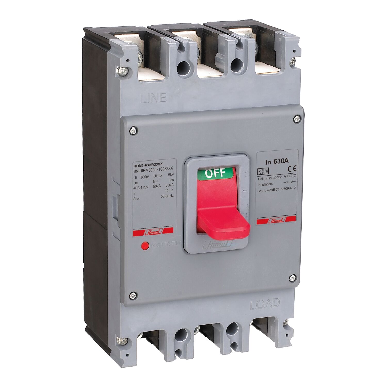 HDM3 - 630L/3P - Mag-theR 630A