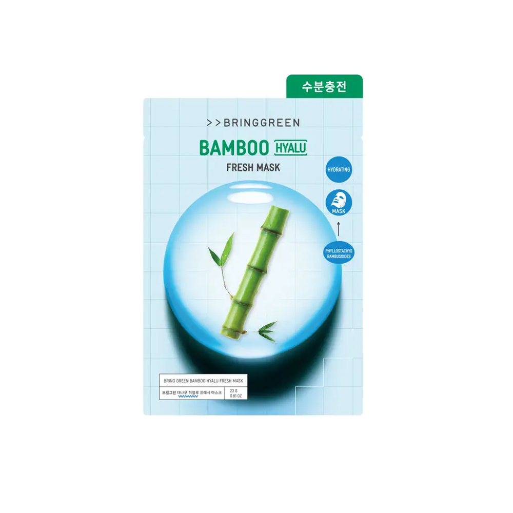 BRING GREEN Bamboo Hyalu Fresh Mask Sheet 10ea