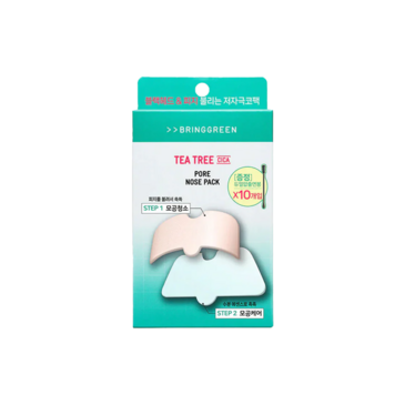 BRING GREEN Tea Tree Cica Pore Nose Pack 5ea