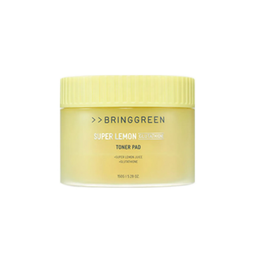 BRING GREEN Super Lemon Glutathione Toner Pad  Refill Set 90ea