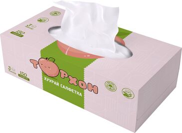 Тоорхон 150ш хайрцагтай салфетка