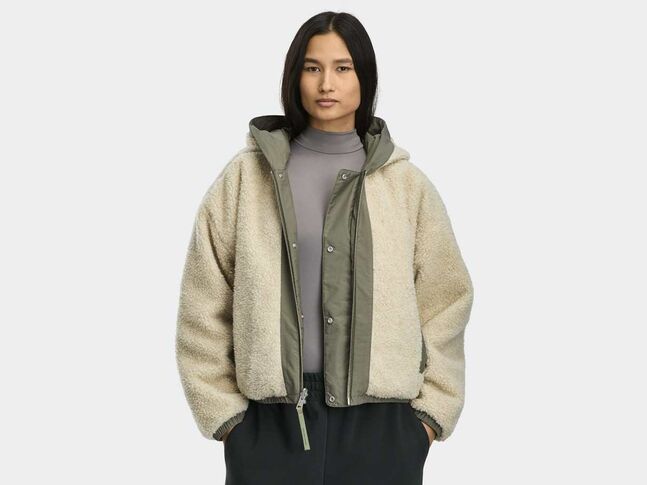 Бомбер, Alberni Reversible Fleece Bomber