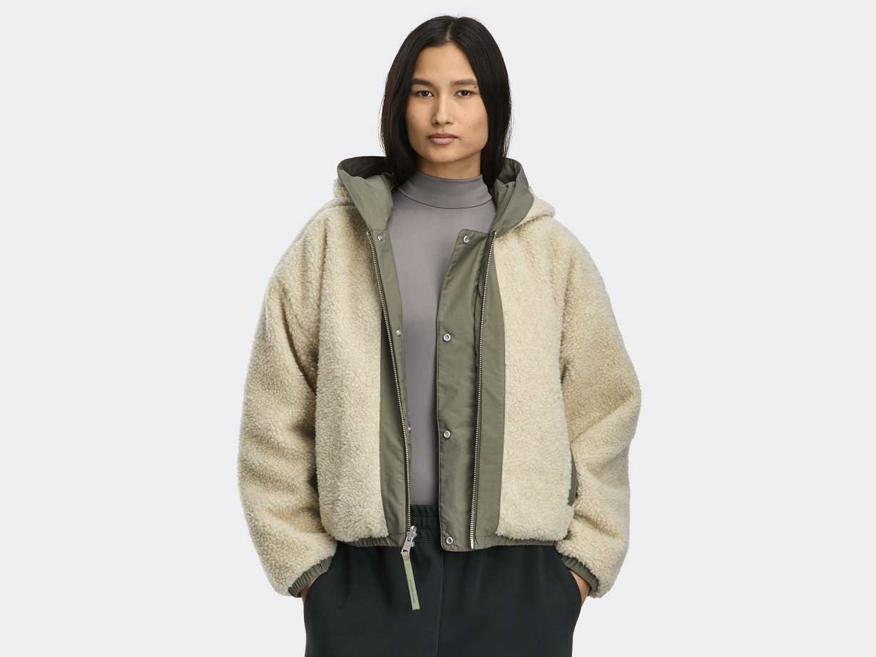 Бомбер, Alberni Reversible Fleece Bomber