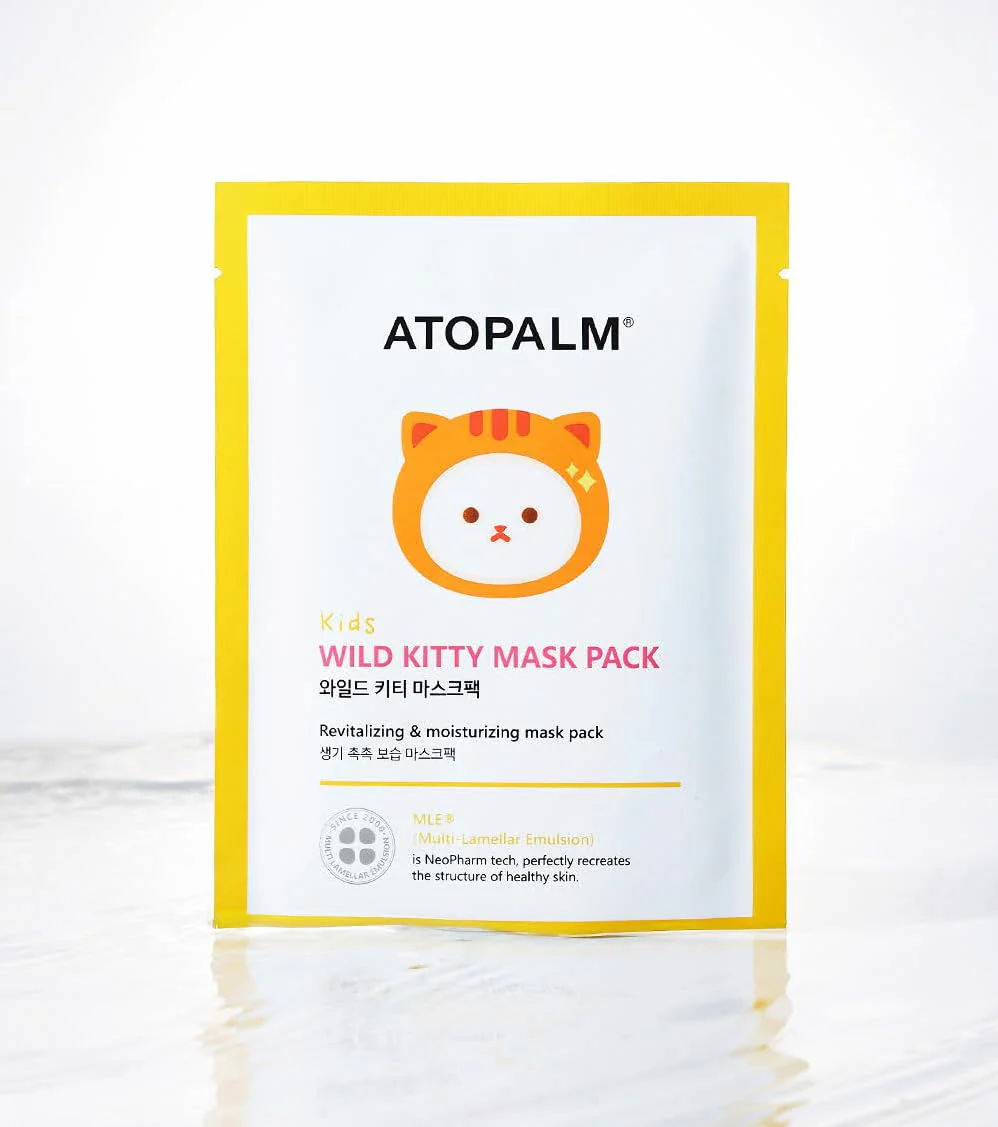 ATOPALM Wild Kitty Mask Pack Kids