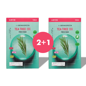 BRING GREEN Tea Tree Cica Fresh Mask 10ea