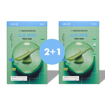 BRING GREEN Aloe Soothing Fresh Mask Sheet 10ea