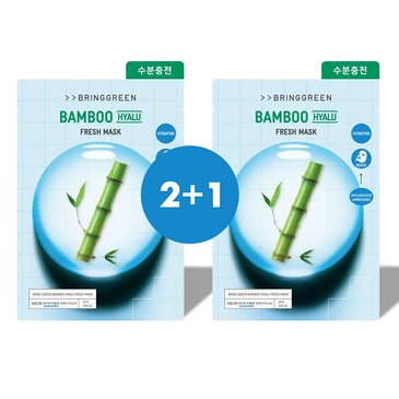 BRING GREEN Bamboo Hyalu Fresh Mask Sheet 10ea