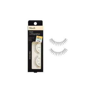 Fillimilli point cutting lashes 01 super long C-curl 11mm