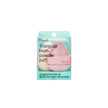 Fillimilli triangular blush powder puff 2ea