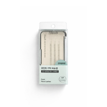 Fillimilli Point Piece Lashes 03 Natural Under V Shape 4,5,6mm 90ea