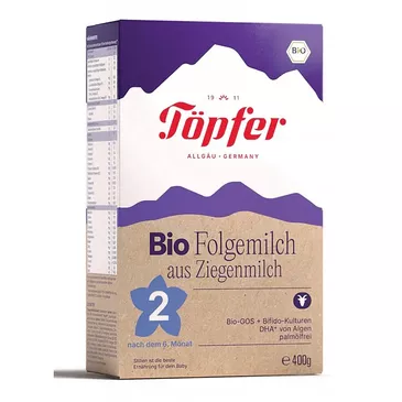 Topfer сүү органик 400гр №2 ямаа