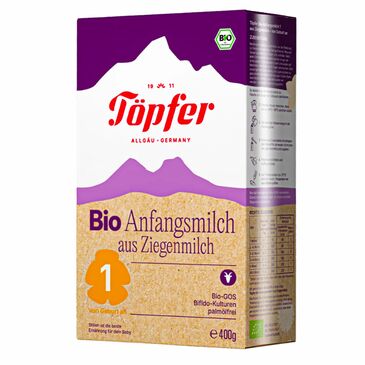 Topfer сүү органик 400гр №1 ямаа