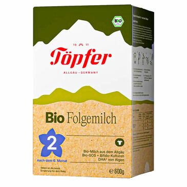 Topfer сүү органик N2 600гр №1 үхэр