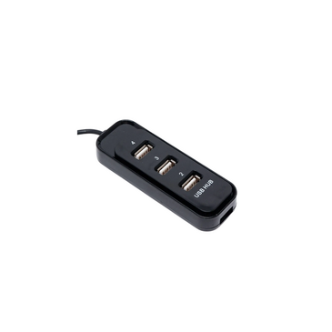JH-Z412C USB 2.0 4-Ports USB Hub Black