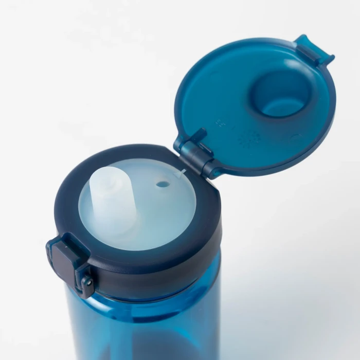 CLEAR BOTTLE STRAW 0.35L