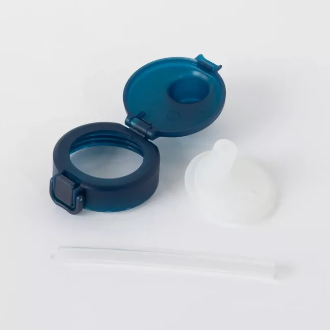 CLEAR BOTTLE STRAW 0.35L