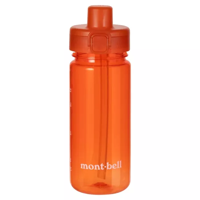 CLEAR BOTTLE STRAW 0.5L