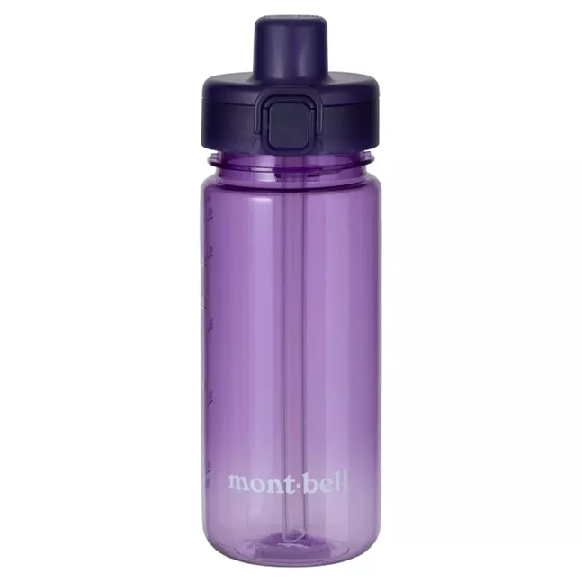 CLEAR BOTTLE STRAW 0.5L