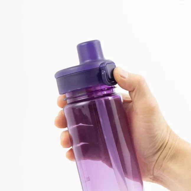 CLEAR BOTTLE STRAW 0.5L
