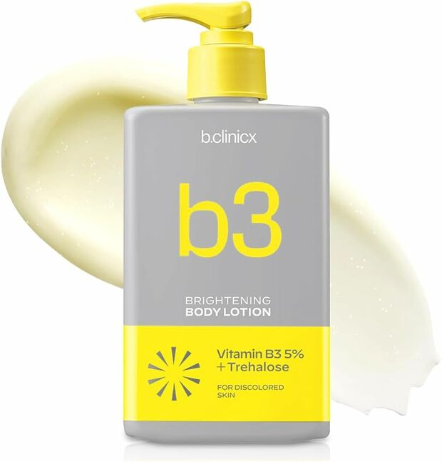 B.CLINICX VITAMIN B3 5% + TREHALOSE BRIGHTENING BODY LOTION 300ML