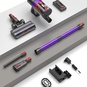 Teendow V20 STRONG Cordless Vacuum Cleaner, Purple