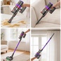 Teendow V20 STRONG Cordless Vacuum Cleaner, Purple
