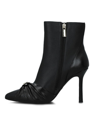 GIUSY 08 - ANKLE BOOT NAPPA/SHINY NAPPA BLACK