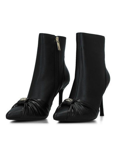 GIUSY 08 - ANKLE BOOT NAPPA/SHINY NAPPA BLACK