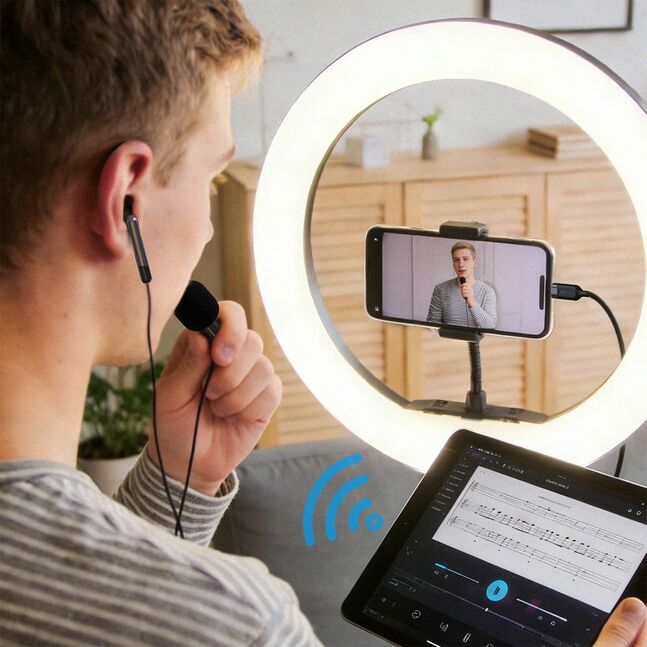 Acefast L12 USB-C semi-in-ear karaoke wired earphones